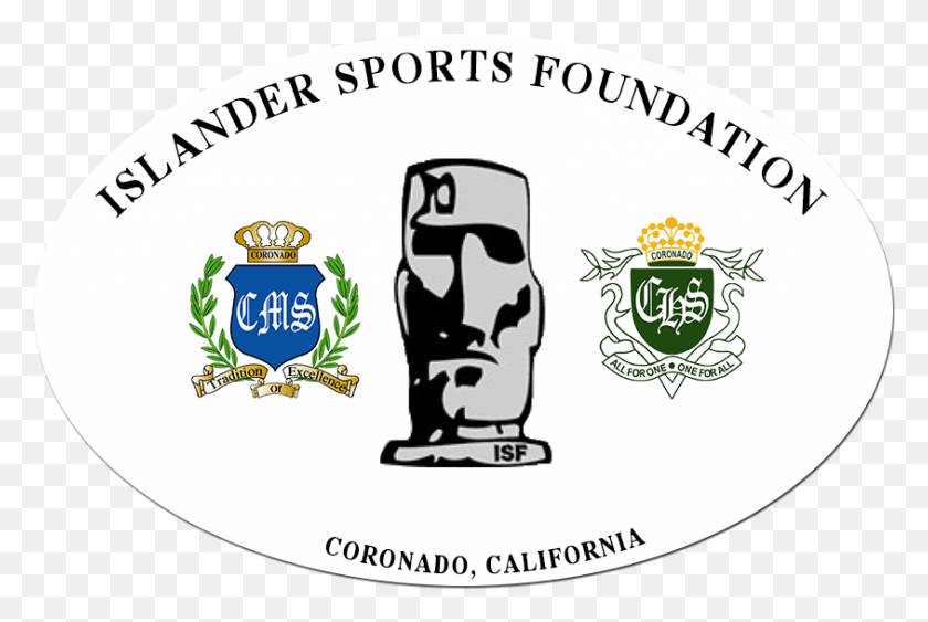 844x545 Islander Sports Foundation Coronado High School, Label, Text, Sticker HD PNG Download