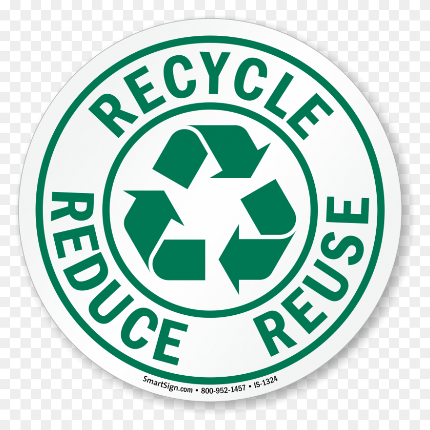 800x800 Iso Circle Sign Reduce Reuse Recycle Circle, Symbol, Recycling Symbol, Logo HD PNG Download