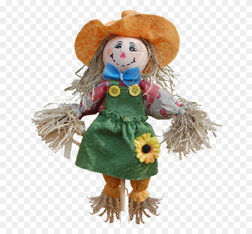 645x720 Isolated Scarecrow Autumn Forest Homemade Scarecrow, Toy, Doll HD PNG Download