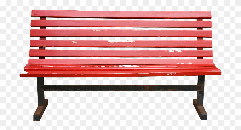 711x394 Isolated Transparent Bench Wooden Wood Red Seat Bench For Picsart, Furniture, Park Bench HD PNG Download