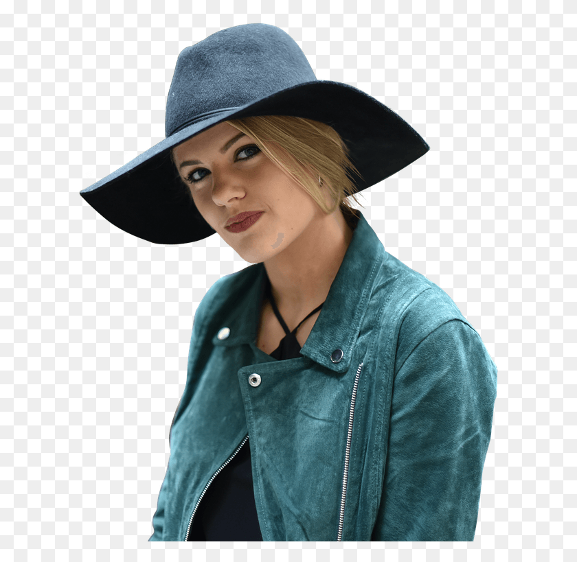 615x759 Isolated Woman Model Model With Hat, Clothing, Apparel, Person HD PNG Download