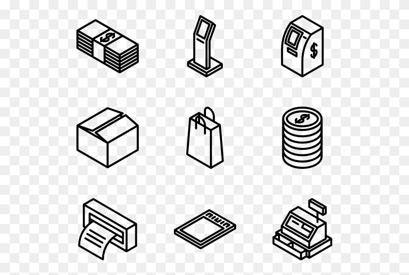 527x505 Isometric Business Isometric Icon, Gray, World Of Warcraft HD PNG Download