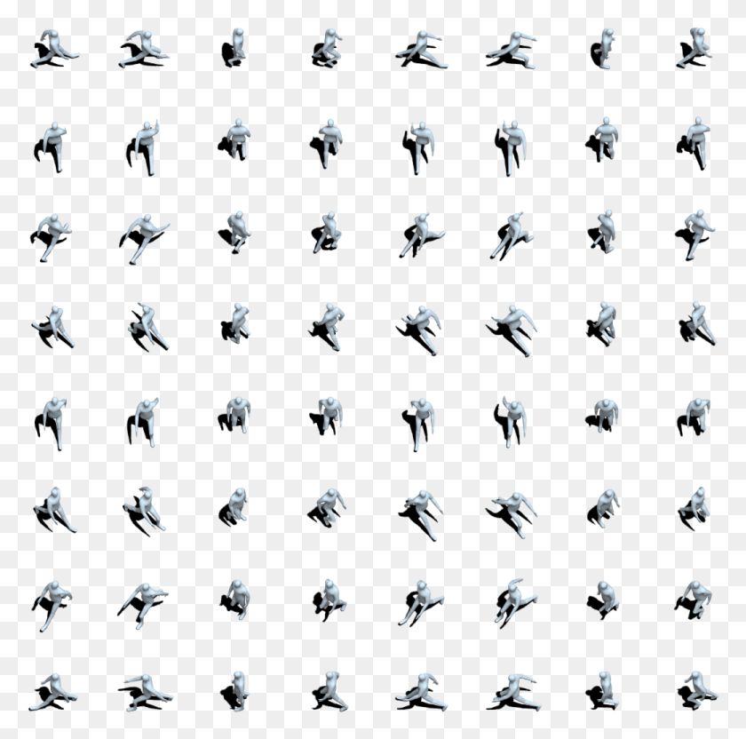 1040x1030 Isometric Character Sprite Sheet, Text, Bird, Animal HD PNG Download