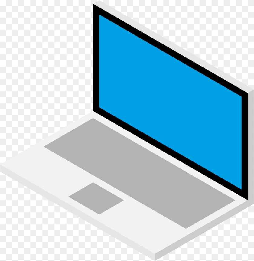 Isometric Design Drawing Clip Arts Laptop Isometric, Computer, Electronics, Pc Clipart PNG