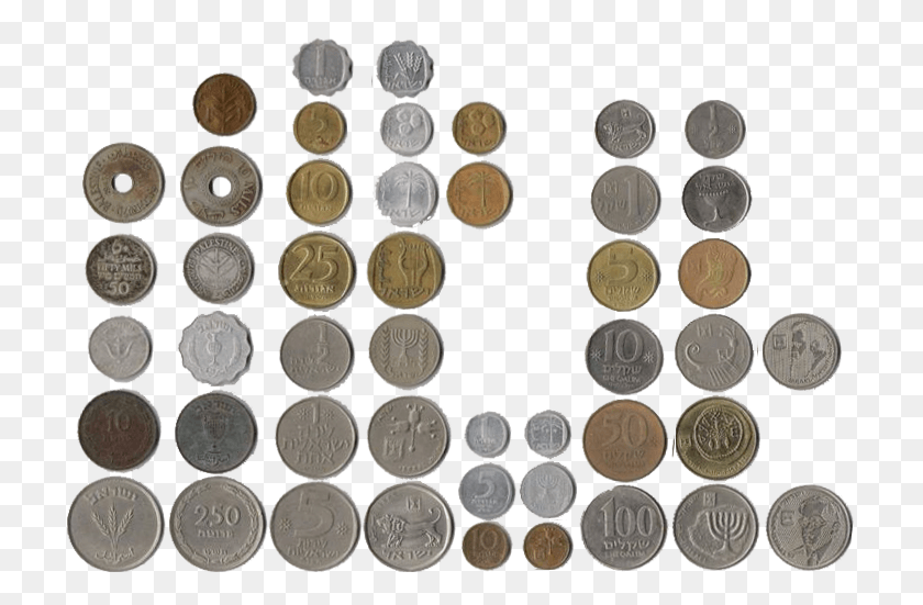 717x491 Израильские Монеты, Дайм, Монета, Деньги Png Скачать