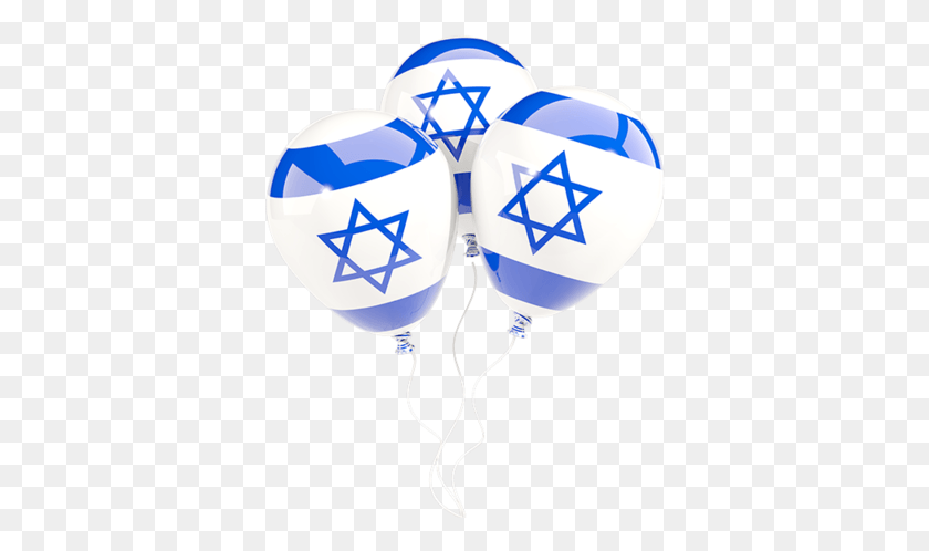 362x438 Израильский Флаг Израильский Флаг, Воздушный Шар, Мяч, Футбольный Мяч Png Скачать
