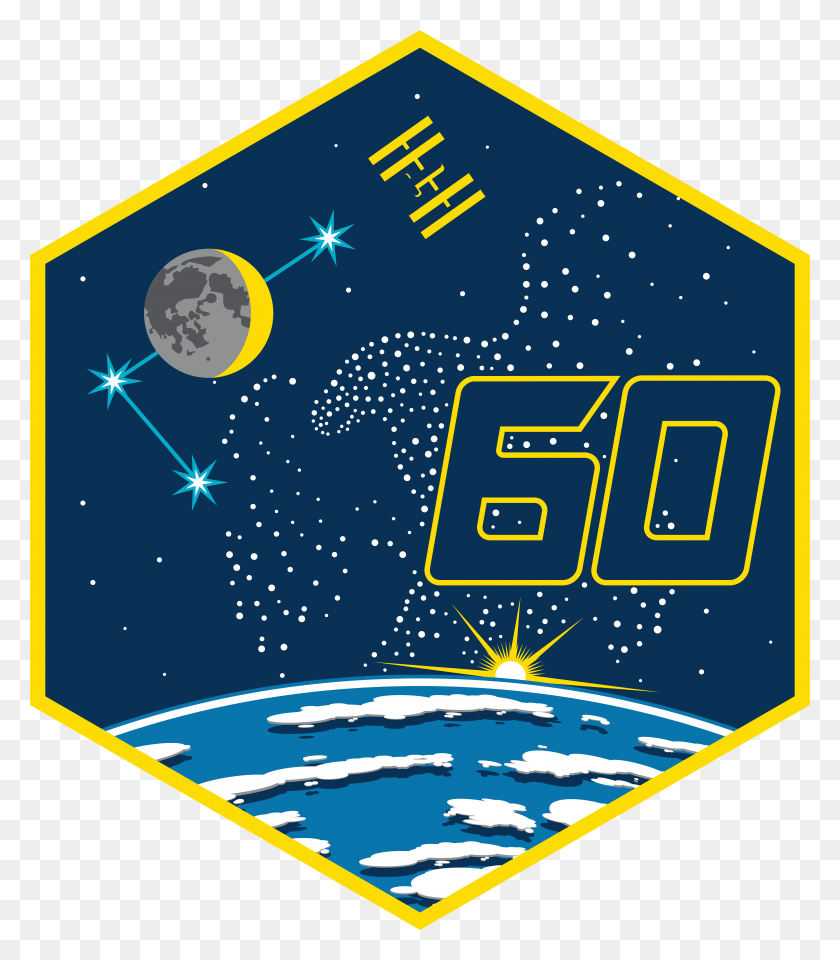 5094x5881 Iss Expedition 60 Patch, Advertisement, Poster, Flyer Descargar Hd Png