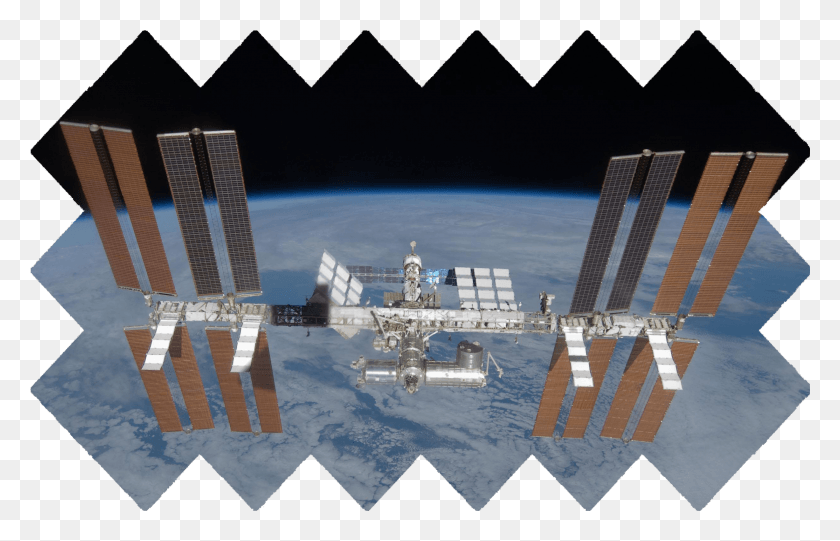 2453x1514 Iss Zigzag International Space Station HD PNG Download