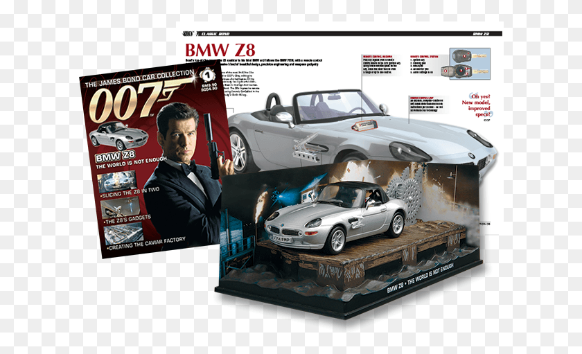 614x451 Issue James Bond Model Car Collection, Vehicle, Transportation, Person HD PNG Download