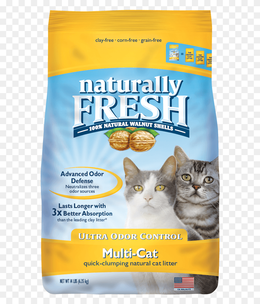581x920 It Also Doesn39t Stick To Your Cat39s Paws So Litter Naturally Fresh Multi Cat Litter, Plant, Pet, Mammal HD PNG Download