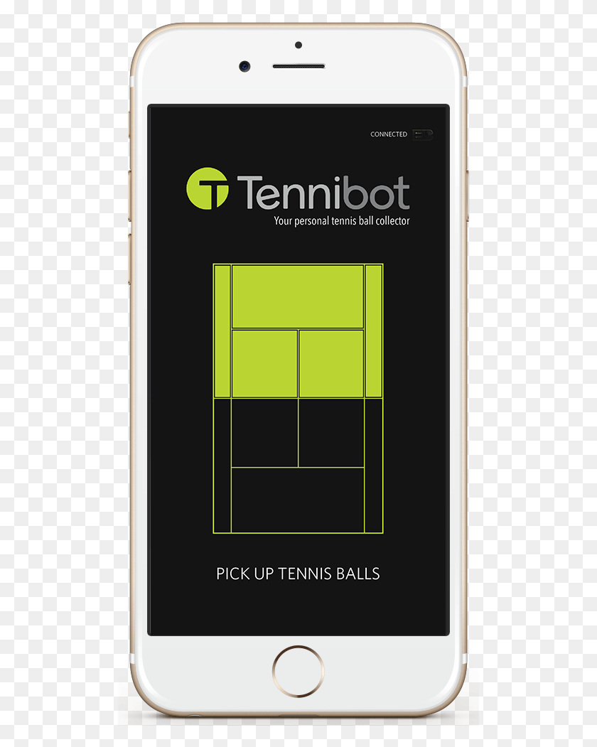 509x991 It Also Keep Track Of How Many Balls Have Been Picked Tennis Court, Mobile Phone, Phone, Electronics HD PNG Download