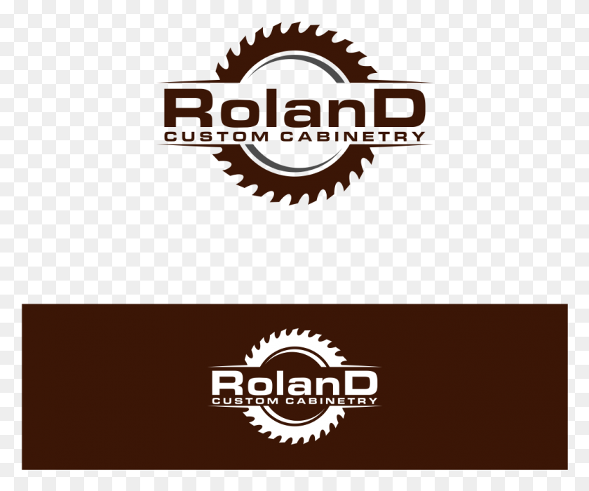 1022x839 It Company Logo Design For Roland Custom Cabinetry Circular Saw Blade, Text, Logo, Symbol HD PNG Download