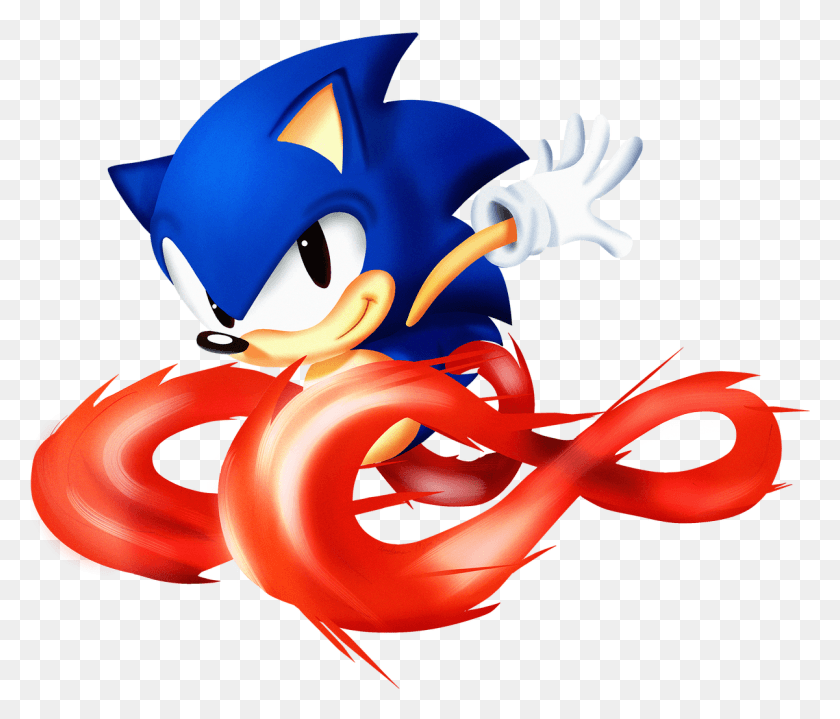 1201x1016 It Heavily Inspired Me To Make More Classic Sonic Artwork Cartoon, Toy, Angry Birds, Graphics HD PNG Download