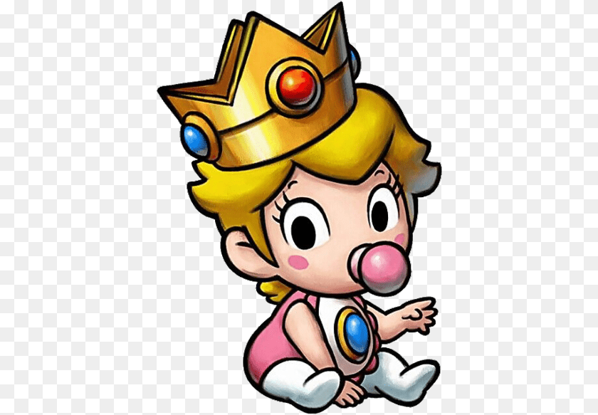 402x583 It Is A Baby Princess Peach Mario And Luigi Partners In Time Art, Person PNG