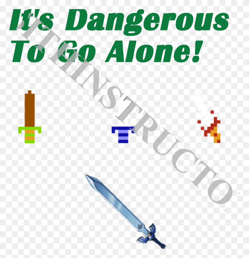 1000x1039 It Is Based On The Zelda Games If Your Not A Gamer Under Construction, Text, Weapon, Weaponry HD PNG Download