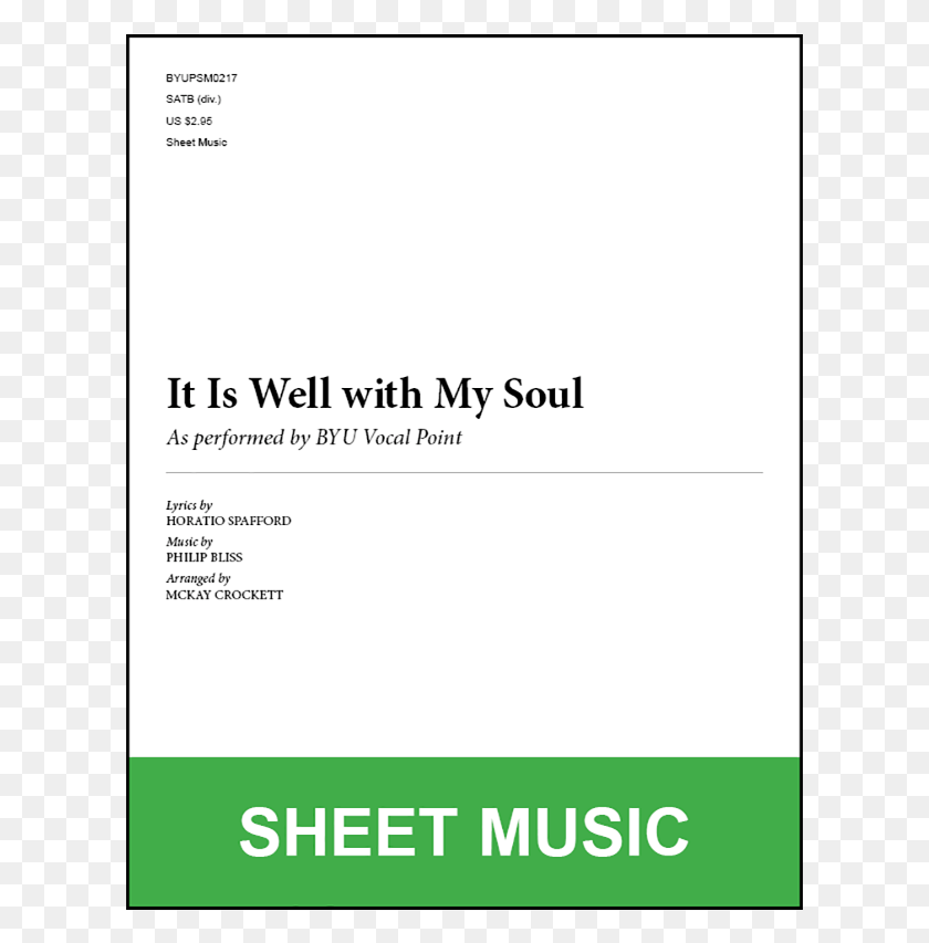 613x793 It Is Well With My Soul Physical Sheet Music Friend Yu So Shy Meme, Text, Word HD PNG Download
