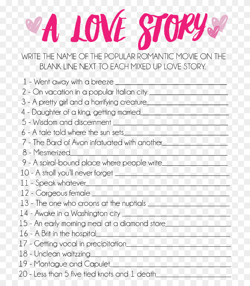 714x900 It Isn39T Absolutely Necessary To Play Games At A Bridal Story Title Ideas For Love Story, Nature, Outdoors, Astronomy Descargar Hd Png