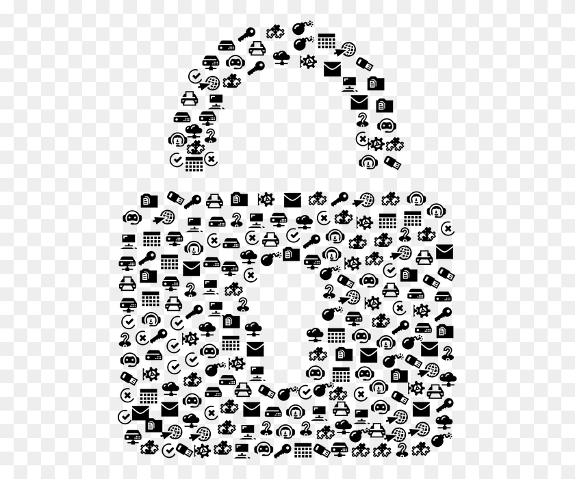 495x640 It Lock Security Icons Locked Open Keyhole Smart Lock, Gray, World Of Warcraft HD PNG Download