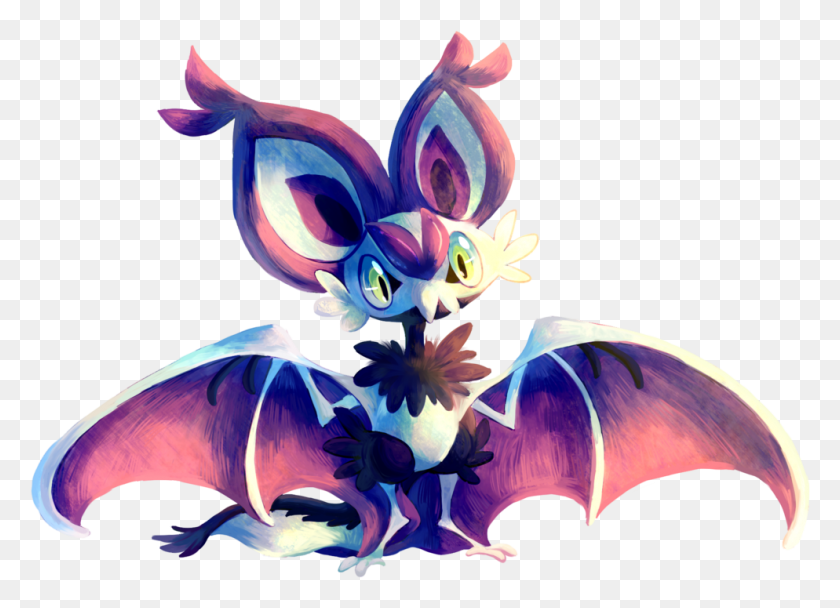 994x699 It Me Adorable Noibat Art, Dragon, Bird, Animal HD PNG Download