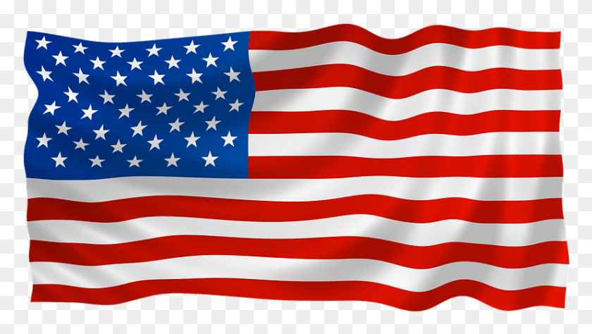 827x440 Bandera De Estados Unidos Ondeando, Bandera, Símbolo, Bandera Americana Hd Png Descargar Png