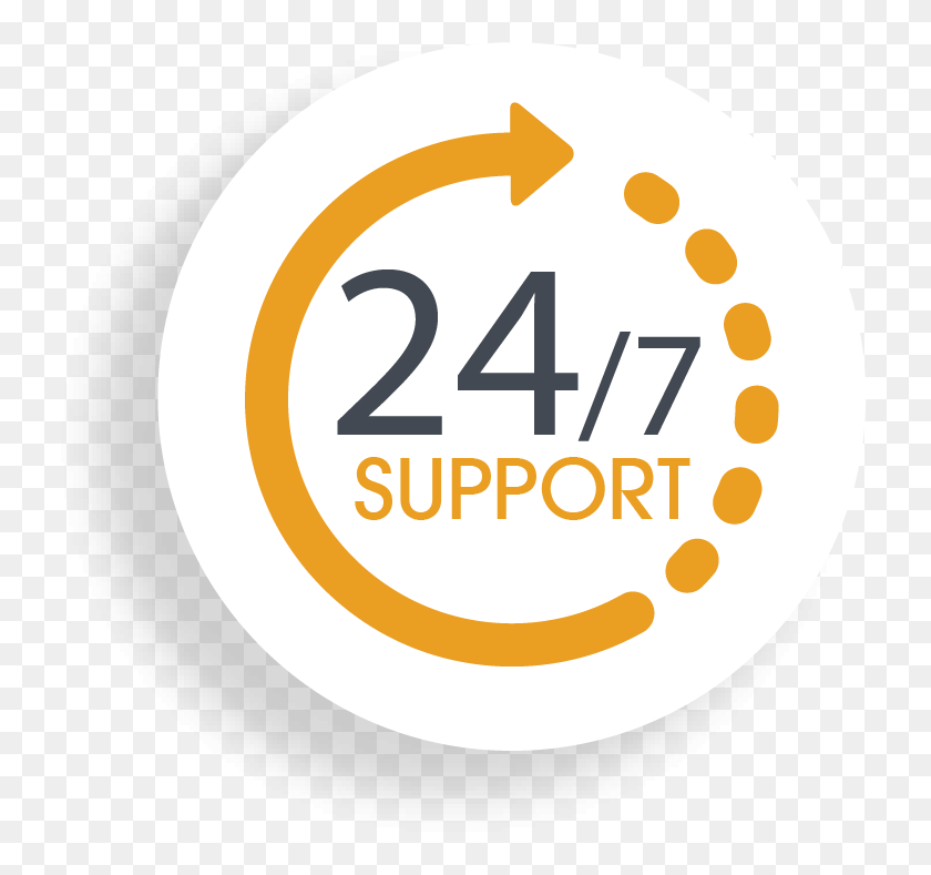 729x729 It Support Available 24 Hrs A Day, Number, Symbol, Text HD PNG Download