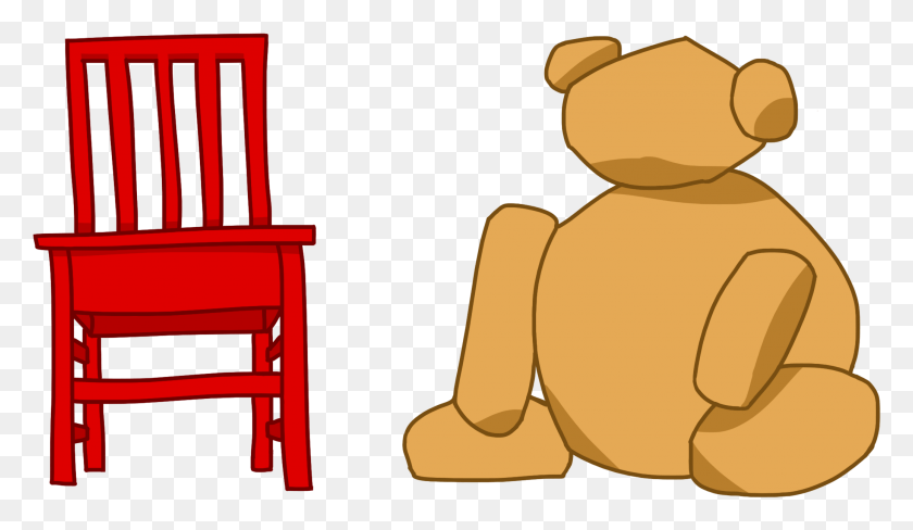 2072x1138 It Was A Small Office Teddy Bear, Chair, Furniture, Outdoors HD PNG Download