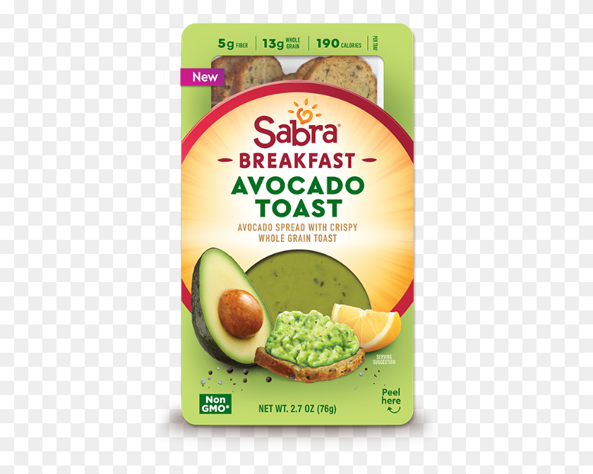 407x612 It Was Only A Matter Of Time Sabra Breakfast Avocado Toast, Plant, Fruit, Food HD PNG Download