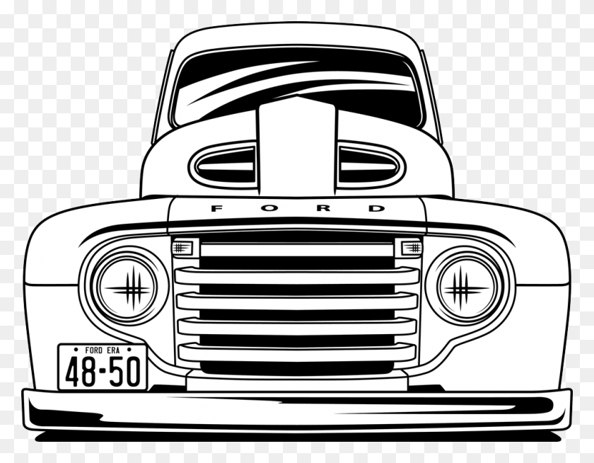 1000x762 It Wasn39t Until The F Series Debuted In 1948 That Ford Classic Car, Bumper, Vehicle, Transportation HD PNG Download