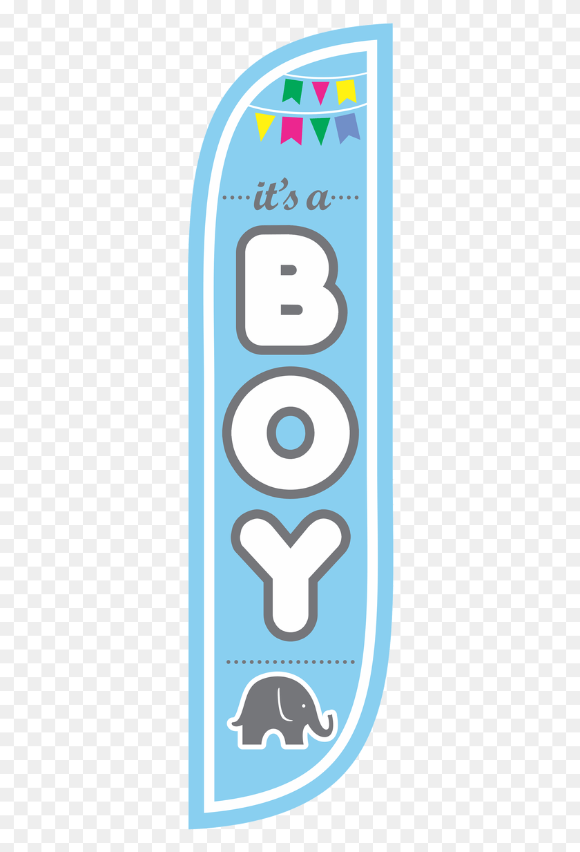 304x1173 It39s A Boy Feather Flag Baby Blue Illustration, Light, Traffic Light, Number HD PNG Download
