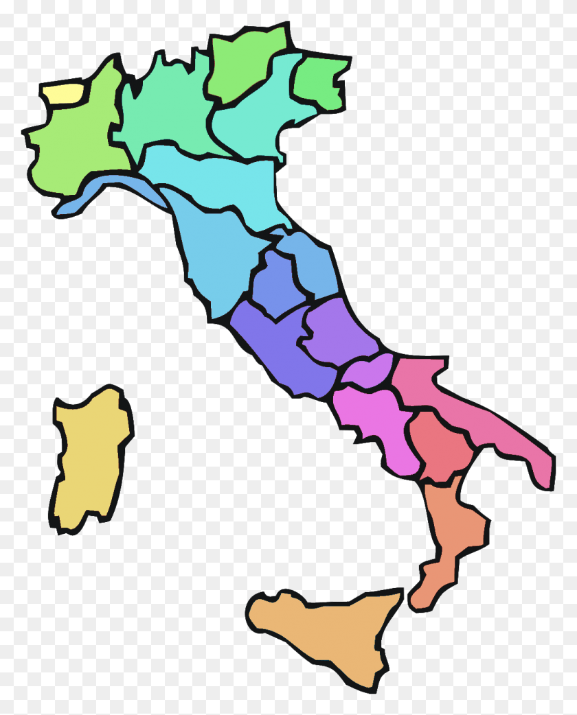 1056x1330 Italia Regioni Color Italia, Map, Diagram, Atlas HD PNG Download