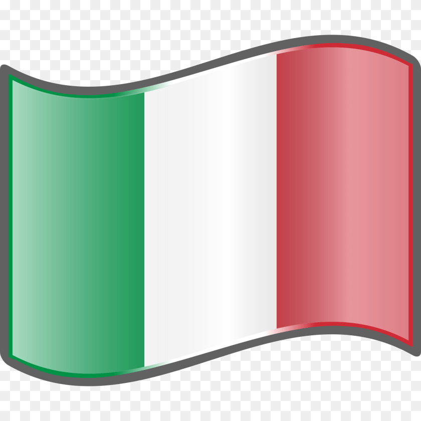Italian Flag Wave, Mailbox, Italy Flag Sticker PNG