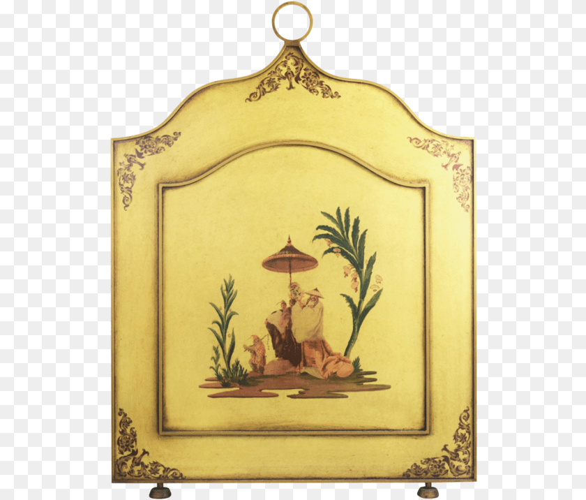 Italian Hand Painted Fireplace Screen Illustration, Art, Painting, Adult, Bride Transparent PNG
