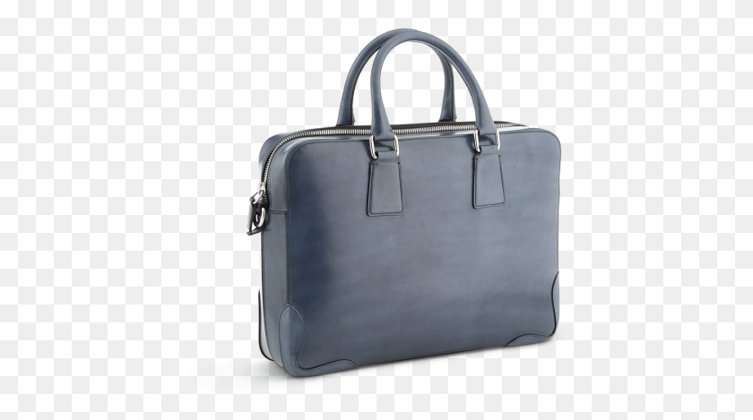 422x409 Italian Leather Briefcase With Shoulder Strap Avio Briefcase, Handbag, Bag, Accessories HD PNG Download