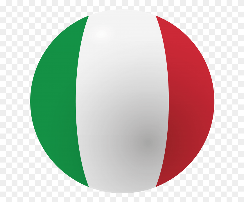 636x636 Italy Flag Circle, Ball, Balloon, Logo HD PNG Download