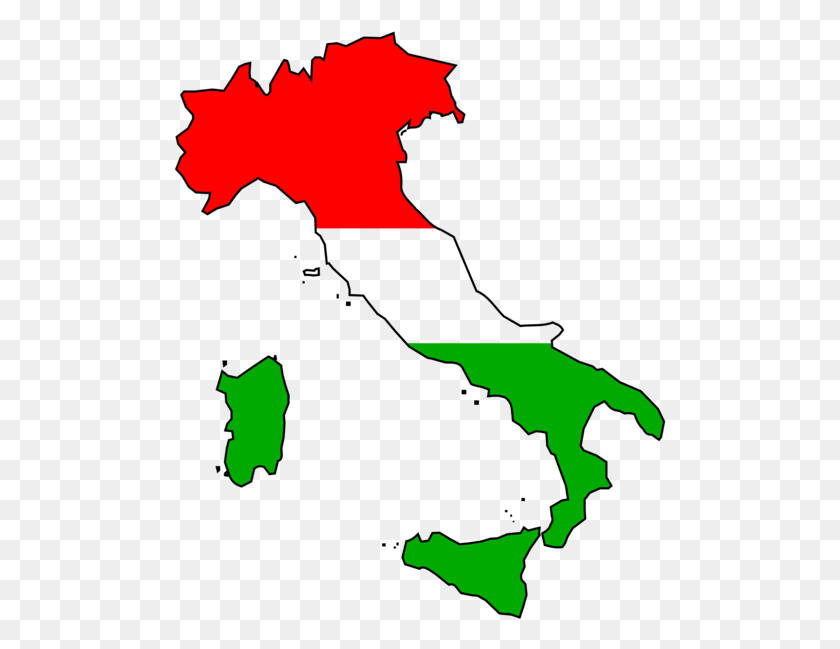 493x589 Italy Map Clipart, Graphics HD PNG Download