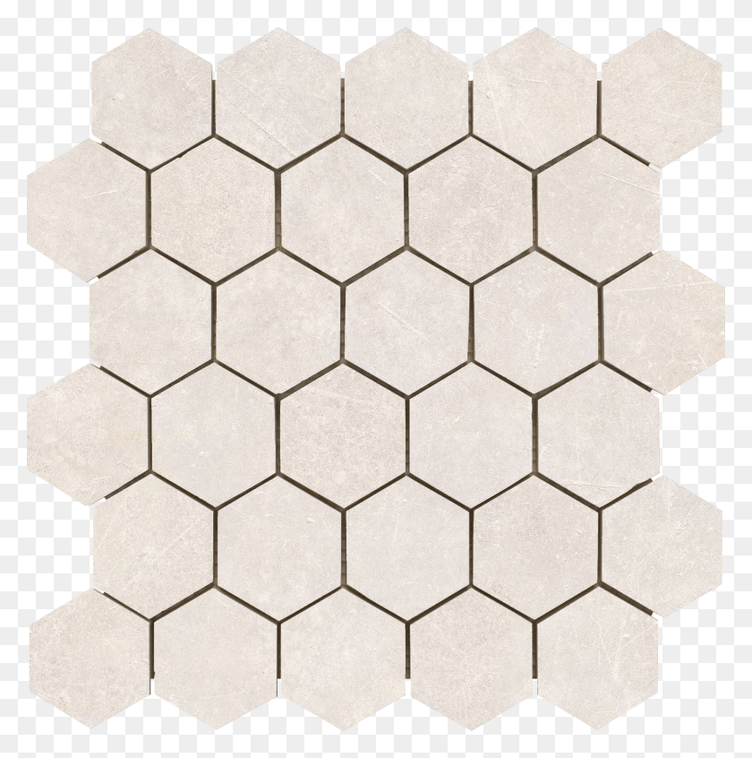 1466x1479 Item Gold Hexagon Mosaic Tile, Rug, Pattern HD PNG Download