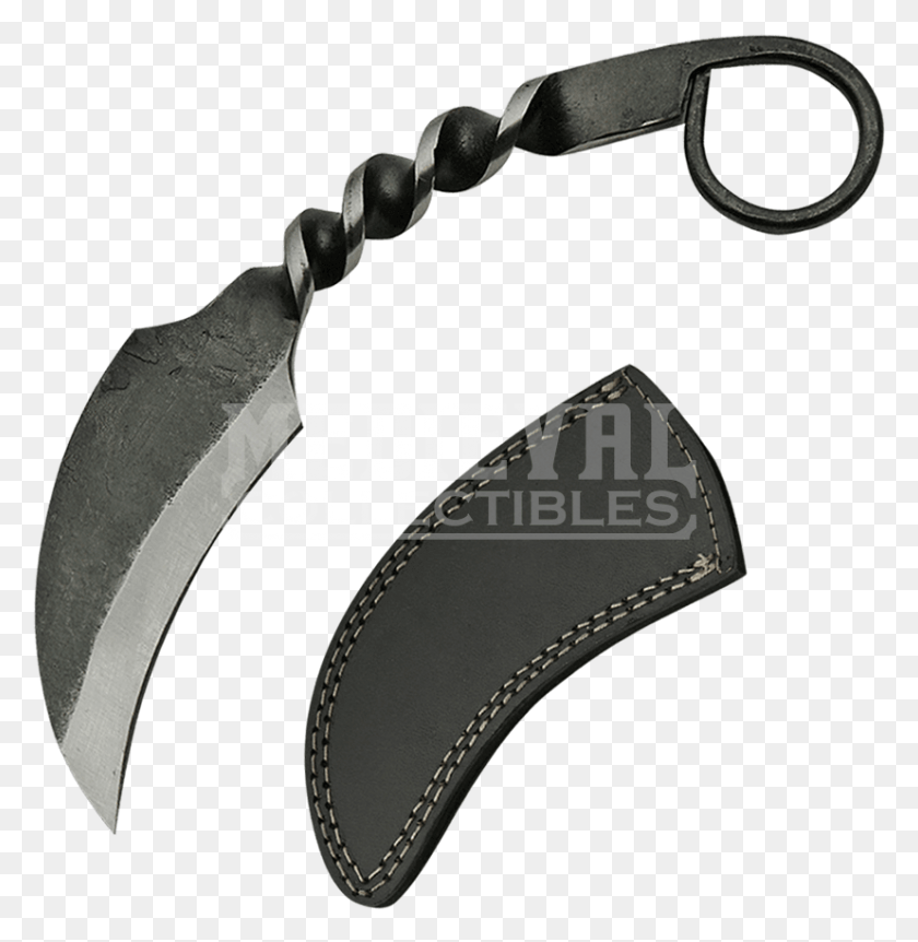 827x851 Item Medieval Karambit, Weapon, Weaponry, Tool HD PNG Download