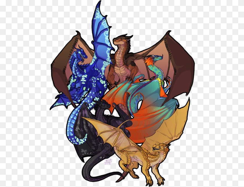 501x642 Its Goon Peril Wings Of Fire Fanart Clipart Full Size Wings Of Fire Dragonets, Dragon, Person Sticker PNG