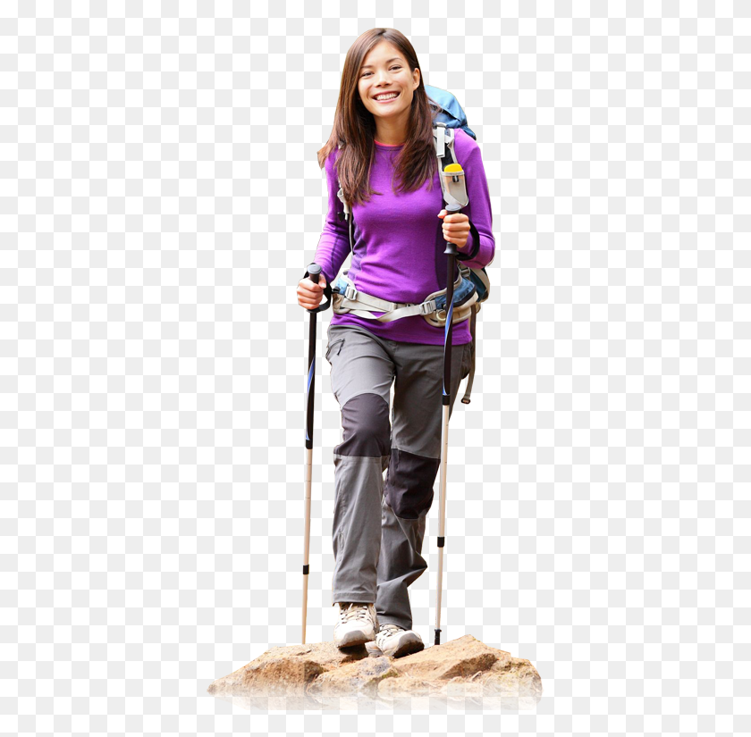 379x765 Its Important To Know Trekking Pole, Person, Human, Stick HD PNG Download