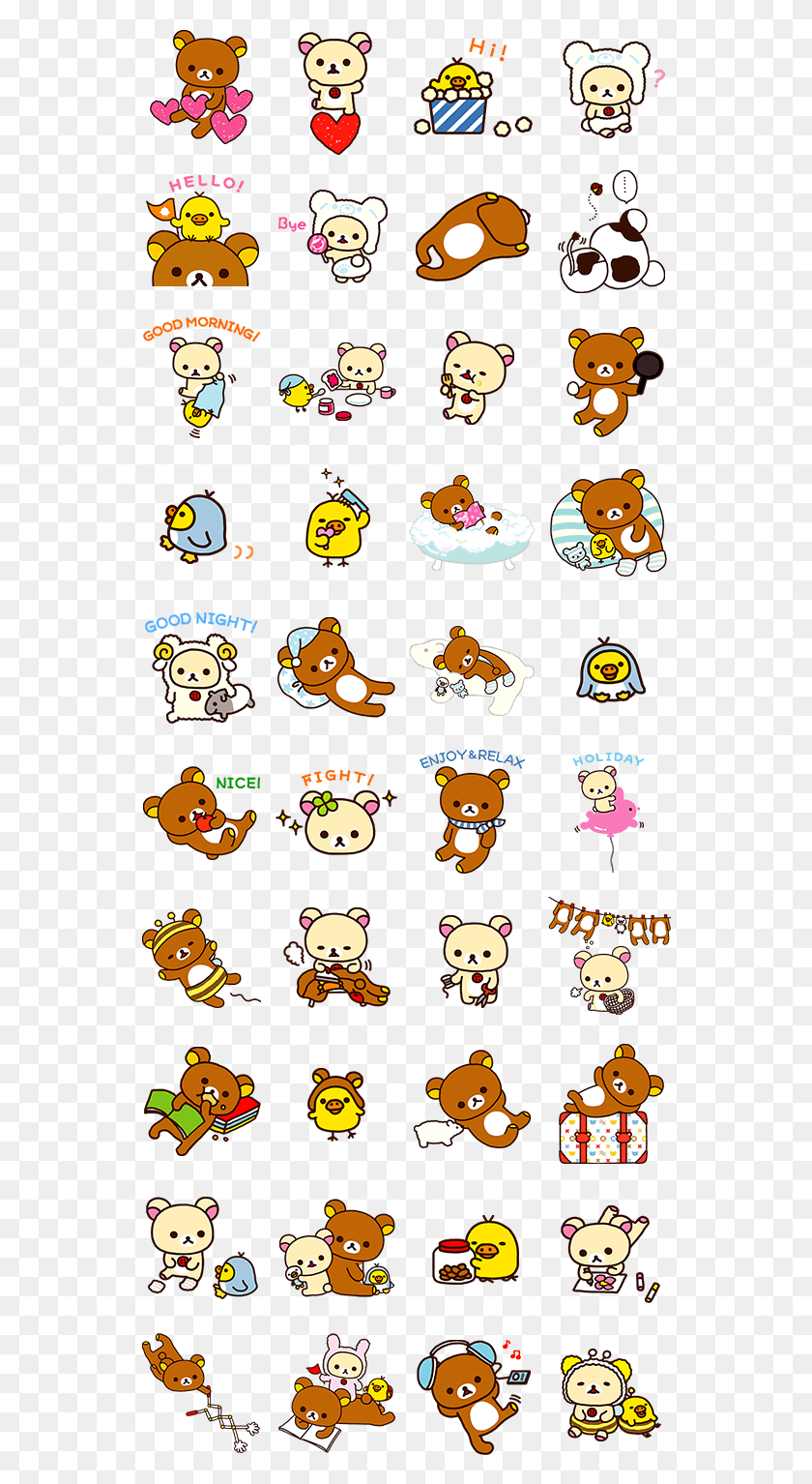 548x1474 Its So Cute I Love Rilakkuma South Park Stickers For Whatsapp, Angry Birds, Halloween, Label HD PNG Download