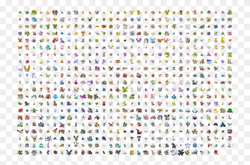 728x493 Its So Shiny You Might Need To Avert Your Eyes Pokemon Sprite Sheet, Pattern, Light HD PNG Download