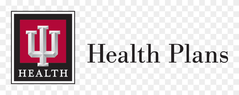1083x384 Descargar Png Iu Health Plans Iu Health Plans Logotipo, Texto, Símbolo, Marca Registrada Hd Png