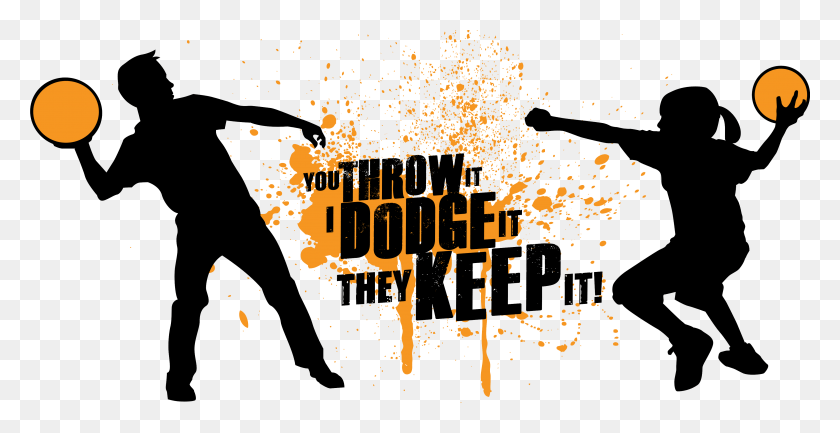 4000x1913 Ivory Park Dodgeball Logo, Person, Human, Poster HD PNG Download