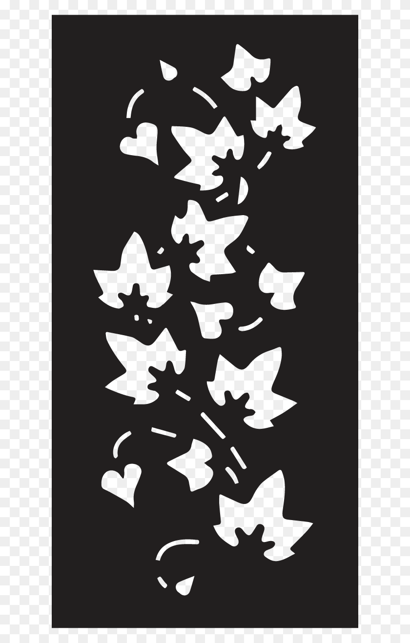 628x1258 Иллюстрация Плюща На Стене, Дерево, Растение, Трафарет Hd Png Скачать