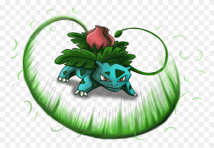 1211x811 Ivysaur Used Vine Whip By Shinragod For The Ga Hq Pokemon, Pattern, Graphics HD PNG Download
