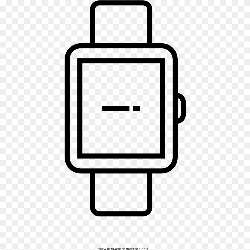 409x842 Iwatch Coloring, Gray PNG