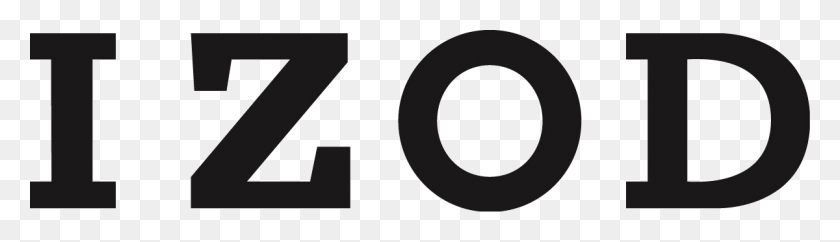 1200x281 Izod Logo Black Izod Logo, Text, Number, Symbol HD PNG Download