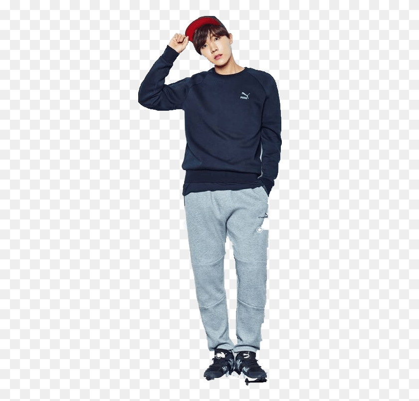 290x744 Descargar J Hope Photoshoot Puma, Pantalones, Ropa, Ropa Hd Png