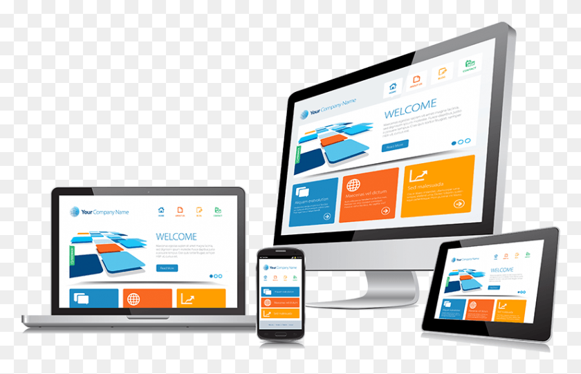 825x509 Ja Solutions Is An Innovative Team Working With A Responsive Web Design Concept, Mobile Phone, Phone, Electronics HD PNG Download