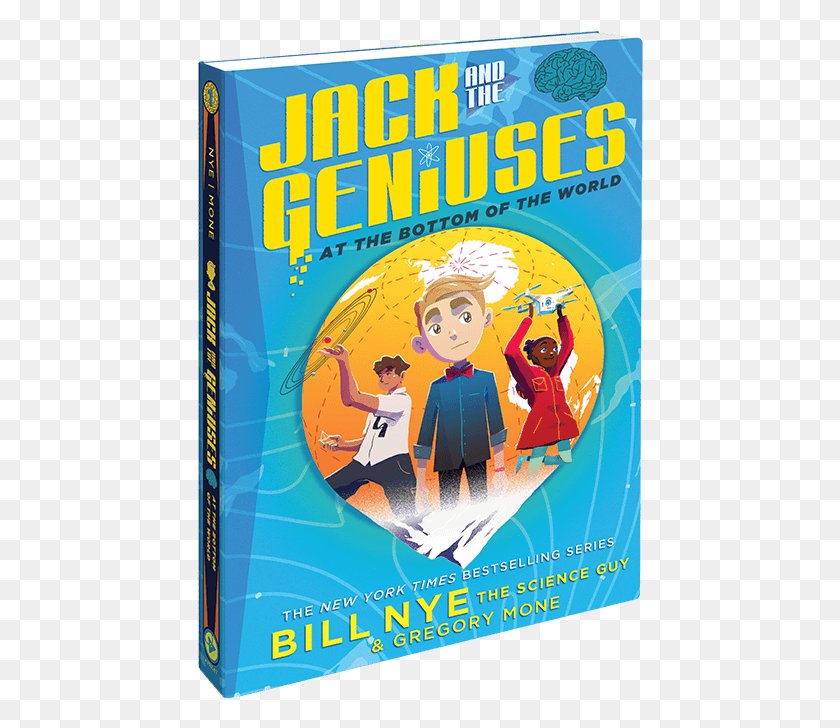 446x668 Jack And The Genius Book Book Cover, Advertisement, Poster, Flyer HD PNG Download